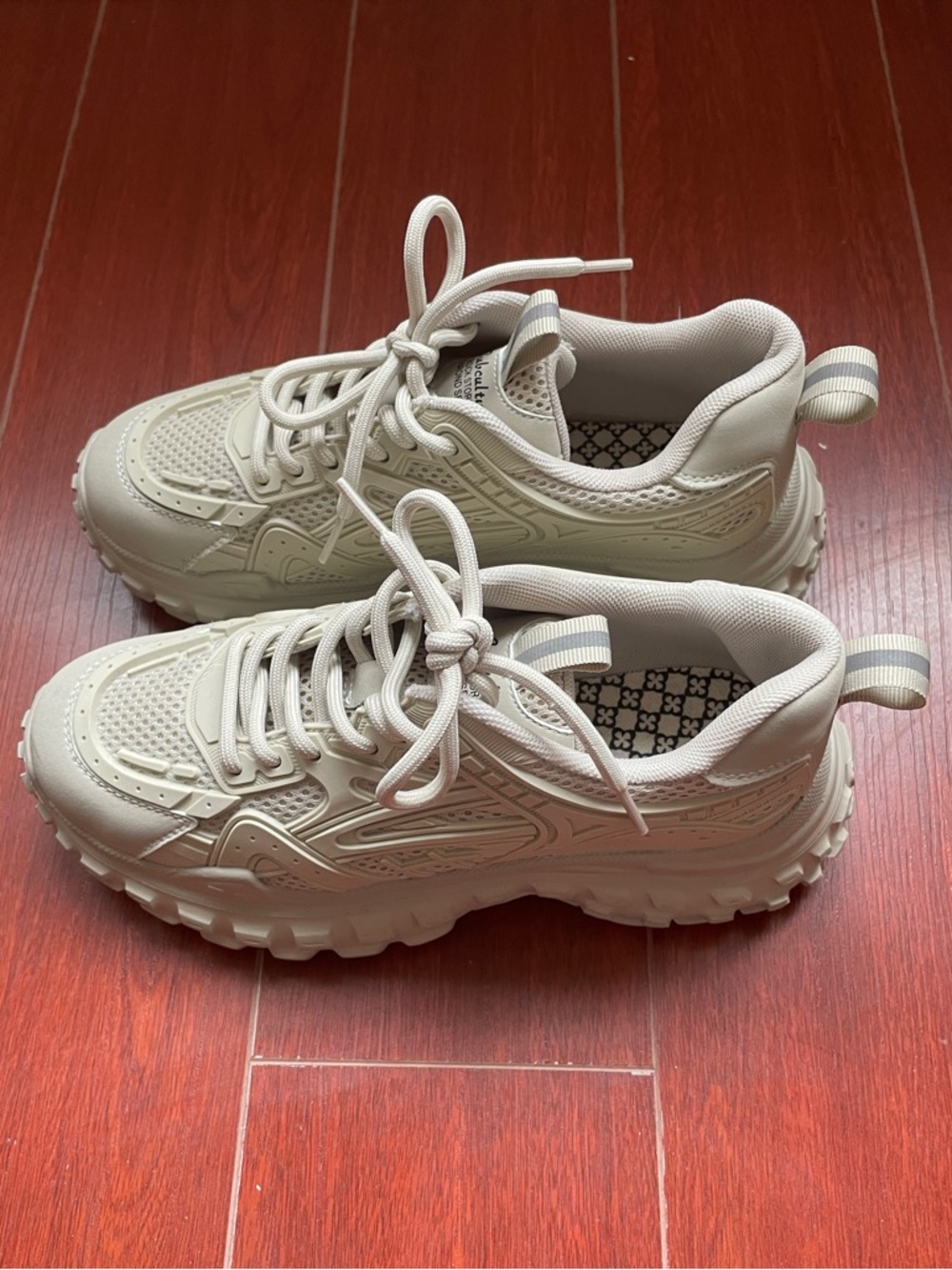 Women’s Chunky Cream Sneakers